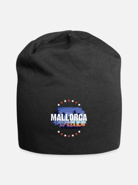 Mallorca - Jersey-Beanie - Schwarz