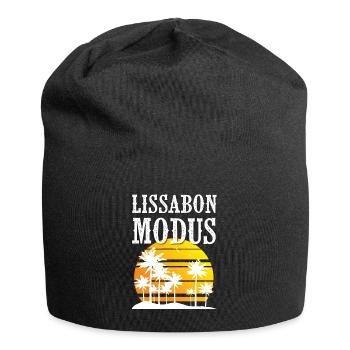 Lissabon Modus - Jersey-Beanie - Schwarz - Vorne