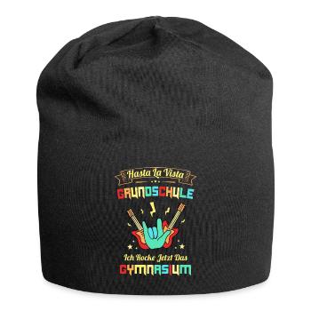 5. Klasse Gymnasium Hasta La Vista Grundschule - Jersey-Beanie - Schwarz - Vorne