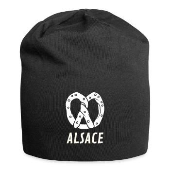 ALSACE BRETZEL - Bonnet en jersey - noir - Devant