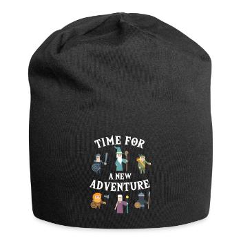 Time For New Adventure PnP RPG Rollenspiel Pen - Jersey-Beanie - Schwarz - Vorne