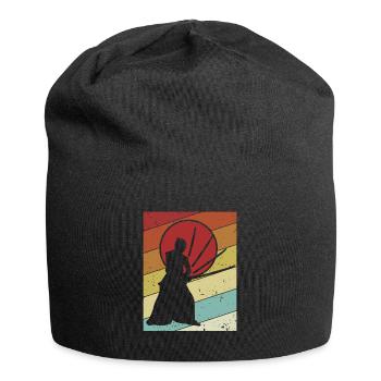 Kata Kenjusu Katana Samurai Kendo - Jersey Beanie - black - Front