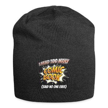 Lesen Liebhaber Lebensstil Bookish Liebhaber Gesch - Jersey-Beanie - Anthrazit - Vorne