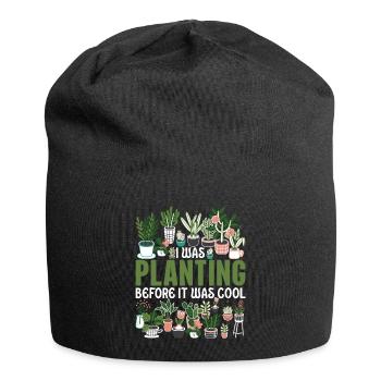 Planting Plants I love my garden Gartena - Jersey Beanie - black - Front