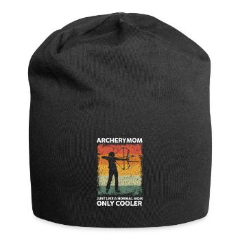 Vintage Archery Mom Like A Normal Mom Only Cooler - Jersey-Beanie - Schwarz - Vorne