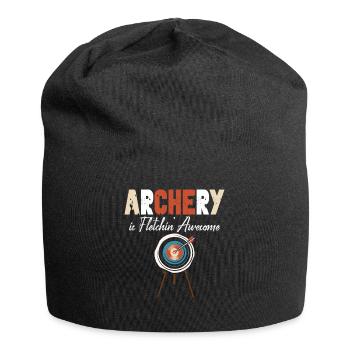 Archery Bow Archer Vintage Target - Bonnet en jersey - noir - Devant
