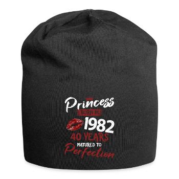 40ème anniversaire 40 ans de perfection Princesse 1982 - Bonnet en jersey - noir - Devant