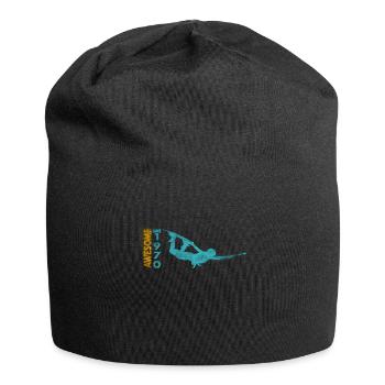 Awesome since 1970. Wakeboard Lifestyle - Jersey Beanie - black - Front