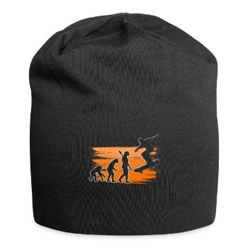 Skating Board Skate Skater Evolution Of Skateboard - Jersey-Beanie - Schwarz - Vorne