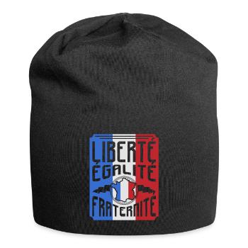 Frankreich - Jersey-Beanie - Schwarz - Vorne