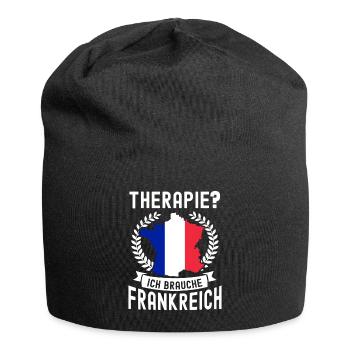 Frankreich - Jersey-Beanie - Schwarz - Vorne