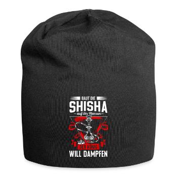 Shisha Gift for Hookah Hookah Hookah Bar Pipe - Jersey Beanie - black - Front