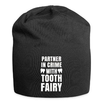Zahnarzt Zahnpasta Zahnbürste Kiefer Doc Dentist - Jersey-Beanie - Schwarz - Vorne