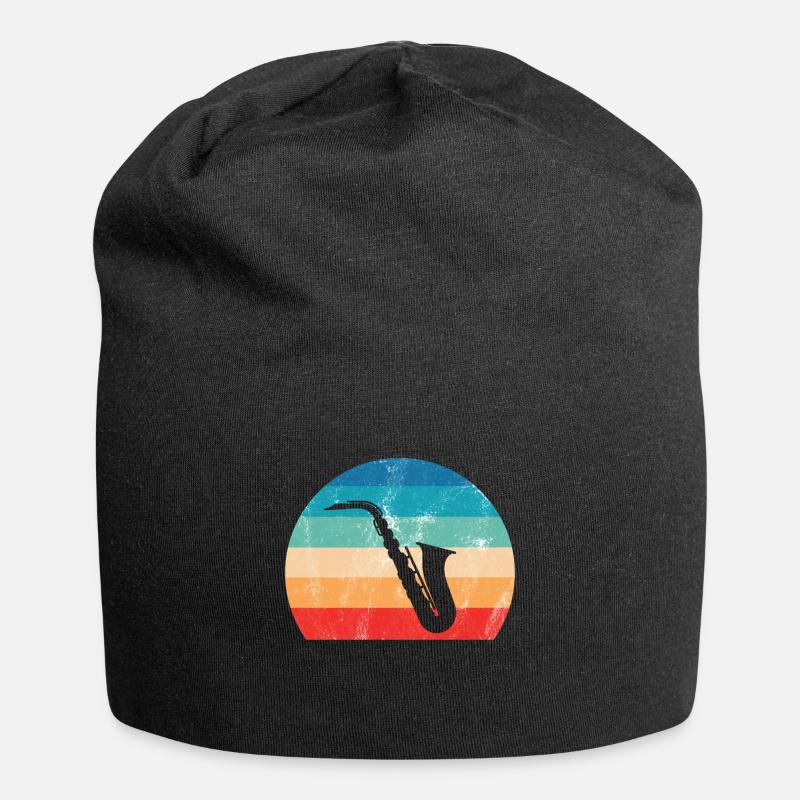 Jazz Tshirt - Jersey Beanie - black