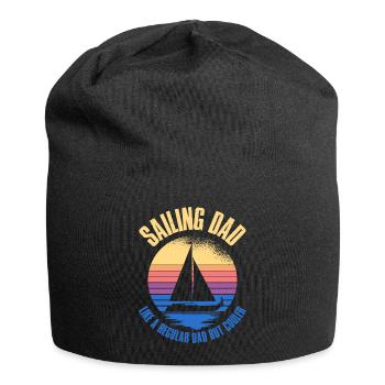 Sailing Dad Sailing Gift - Jersey Beanie - black - Front