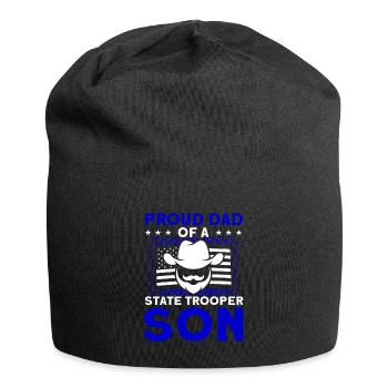 Fier papa Policier Du Service de Police Policier - Bonnet en jersey - noir - Devant
