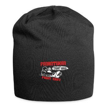 Panantukan MMA boxe autodéfense sort - Bonnet en jersey - noir - Devant