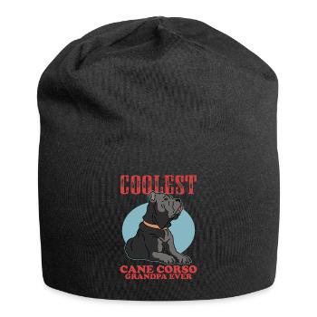 Cane Corso Grand-père Propriétaire de chien Chien Cadeau - Bonnet en jersey - noir - Devant