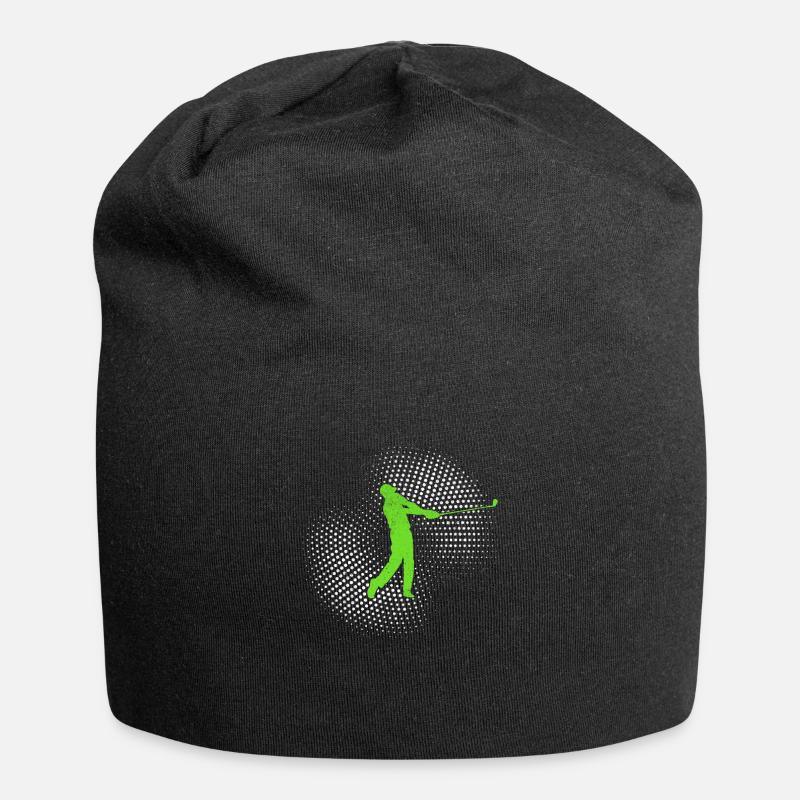 golf - Jersey-Beanie - Schwarz
