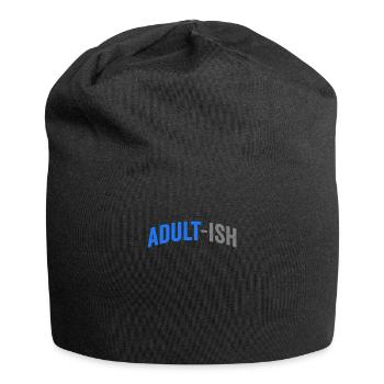 Adultish Meme Volljährig Geburtstag Shirt - Jersey-Beanie - Schwarz - Vorne