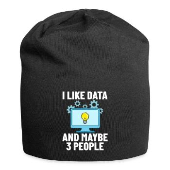 Développeur de logiciels de développement de logiciels - Bonnet en jersey - noir - Devant