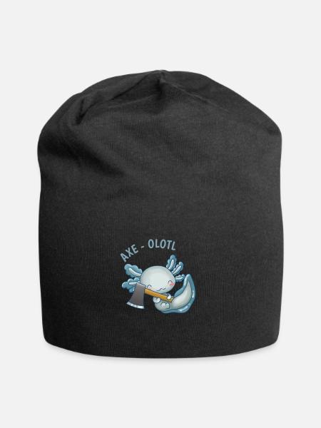Drôle de cadeau Axe-olotl - Bonnet en jersey - noir