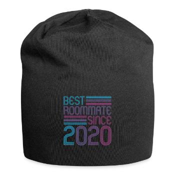 Best roommate since 2020 love your roomates - Jersey Beanie - black - Front