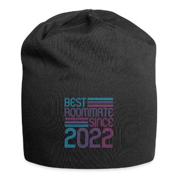 Best roommate since 2022 love your roomates - Jersey Beanie - black - Front