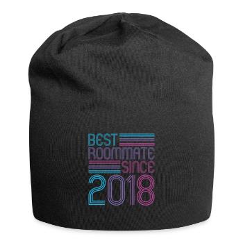 Best roommate since 2018 love your roomates - Jersey Beanie - black - Front