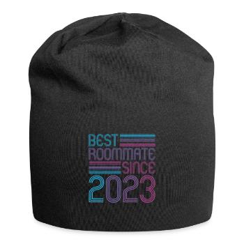Best roommate since 2023 love your roomates - Jersey Beanie - black - Front