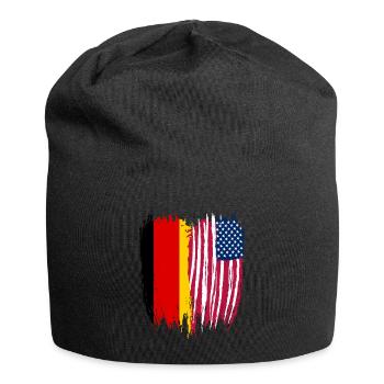 Germany Flag American - Jersey Beanie - black - Front