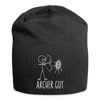 Archery Bow Archer Vintage Archer - Jersey-Beanie - Schwarz - Vorne