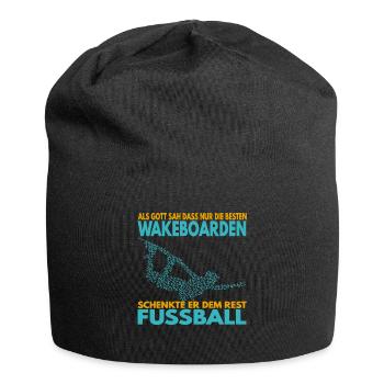 Als Gott sah, dass nur die besten Wakeboarden .. - Jersey-Beanie - Schwarz - Vorne