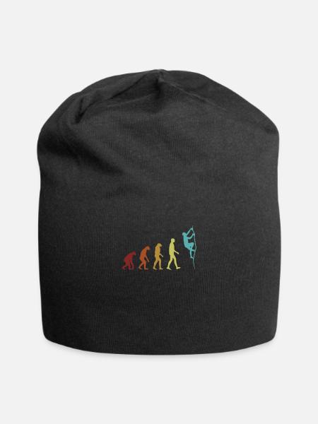 Climbing Evolution Bouldern Speedklettern Kraxler - Jersey-Beanie - Schwarz