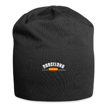 Spain Spanish Barcelona Spanish Holiday Gift - Jersey Beanie - black - Front
