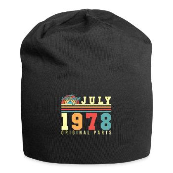 Geboren Im Juli 1978 - Jersey-Beanie - Schwarz - Vorne