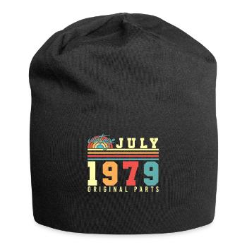 Né en juillet 1979 - Bonnet en jersey - noir - Devant