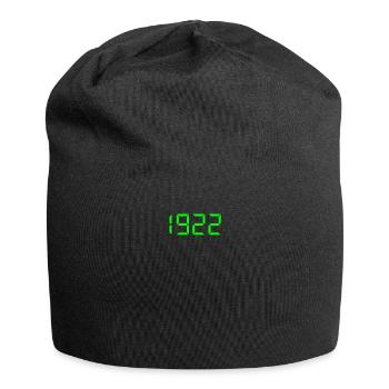 1922 Digital Clock One Thousand Nine Hundred Twent - Jersey-Beanie - Schwarz - Vorne