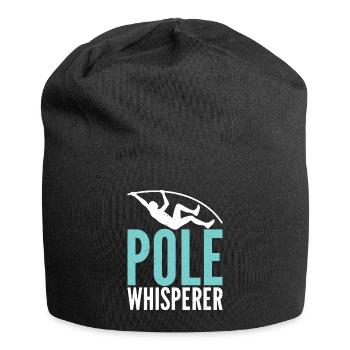 Stabhochspringer Für Stabspringen - Jersey-Beanie - Schwarz - Vorne