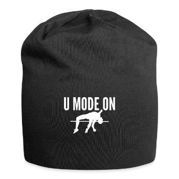 Stabhochspringer Für Stabspringen - Jersey-Beanie - Schwarz - Vorne