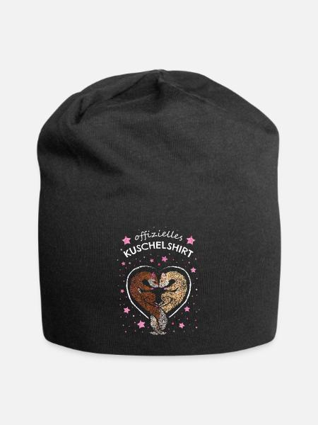 Kuschelshirt Frettchenliebhaber - Jersey-Beanie - Schwarz