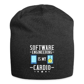 Software Engineering Softwaretechnik Ingenieur - Jersey-Beanie - Anthrazit - Vorne