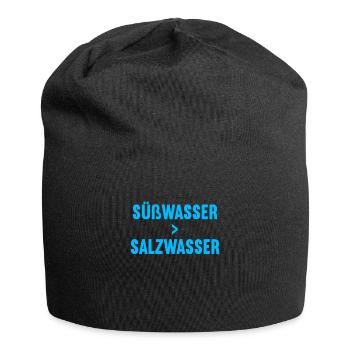 Süßwasser größer Salzwaser Tauchen Tauch Taucher - Jersey-Beanie - Schwarz - Vorne