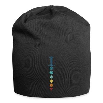 PnP RPG Jeu de rôle Tabletop Maître de jeu Pen - Bonnet en jersey - noir - Devant