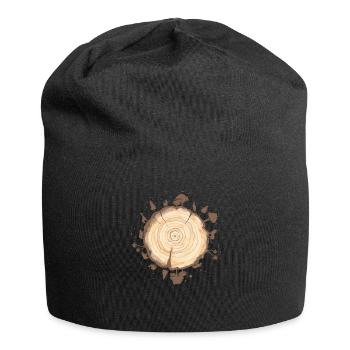 Planet earth and Earth day - Jersey Beanie - black - Front