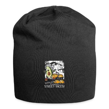 Watch Out Those Are StreetTacos - spanish - Jersey Beanie - black - Front