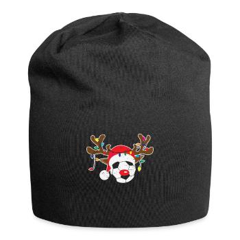 Rennes Soccer Ball Sport Père Noël Rennes - Bonnet en jersey - noir - Devant