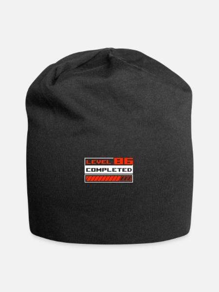 Level completet 86 number 86 - Jersey-Beanie - Schwarz