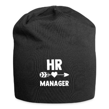 Hr Manager Personaler Personal Human Resources - Jersey-Beanie - Schwarz - Vorne