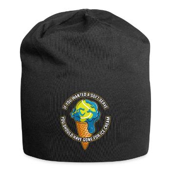 If You Wanted A Soft Serve Tennis Tennis Geschenk - Jersey-Beanie - Schwarz - Vorne